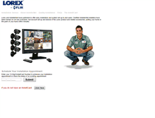 Tablet Screenshot of lorex.installcard.com